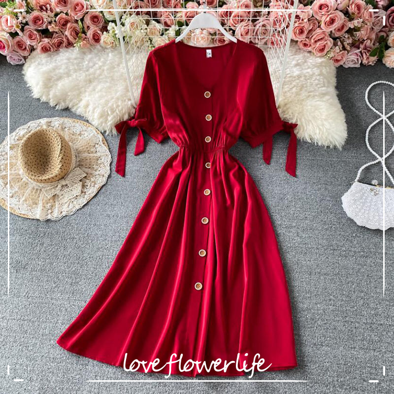 V-neck Summer Dress Vintage Short Sleeve Red A-line Mid-Calf Dress Beach Bohemian Women Sundress Casual Vestidos 210521, Lavender
V-neck Summer Dress Vintage Short Sleeve Red A-line Mid-Calf Dress Beach Bohemian Women Sundress Casual Vestidos 210521, Lavender