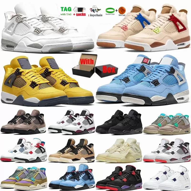 2021 Hot High Saleing 4 4s mens Basketball Shoes white oreo metallic purple black cat bred shimmer cactus jack men women sneakers US 5.5-13, Customize
2021 Hot High Saleing 4 4s mens Basketball Shoes white oreo metallic purple black cat bred shimmer cactus jack men women sneakers US 5.5-13, Customize