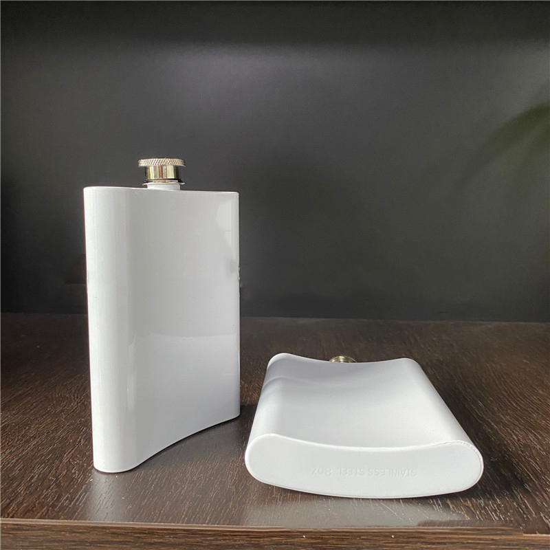 8oz Blank Sublimation Portable 304 Stainless Steel Hip Flask Flagon Whisky Wine Alcohol Bottle VT1930 Free shipping