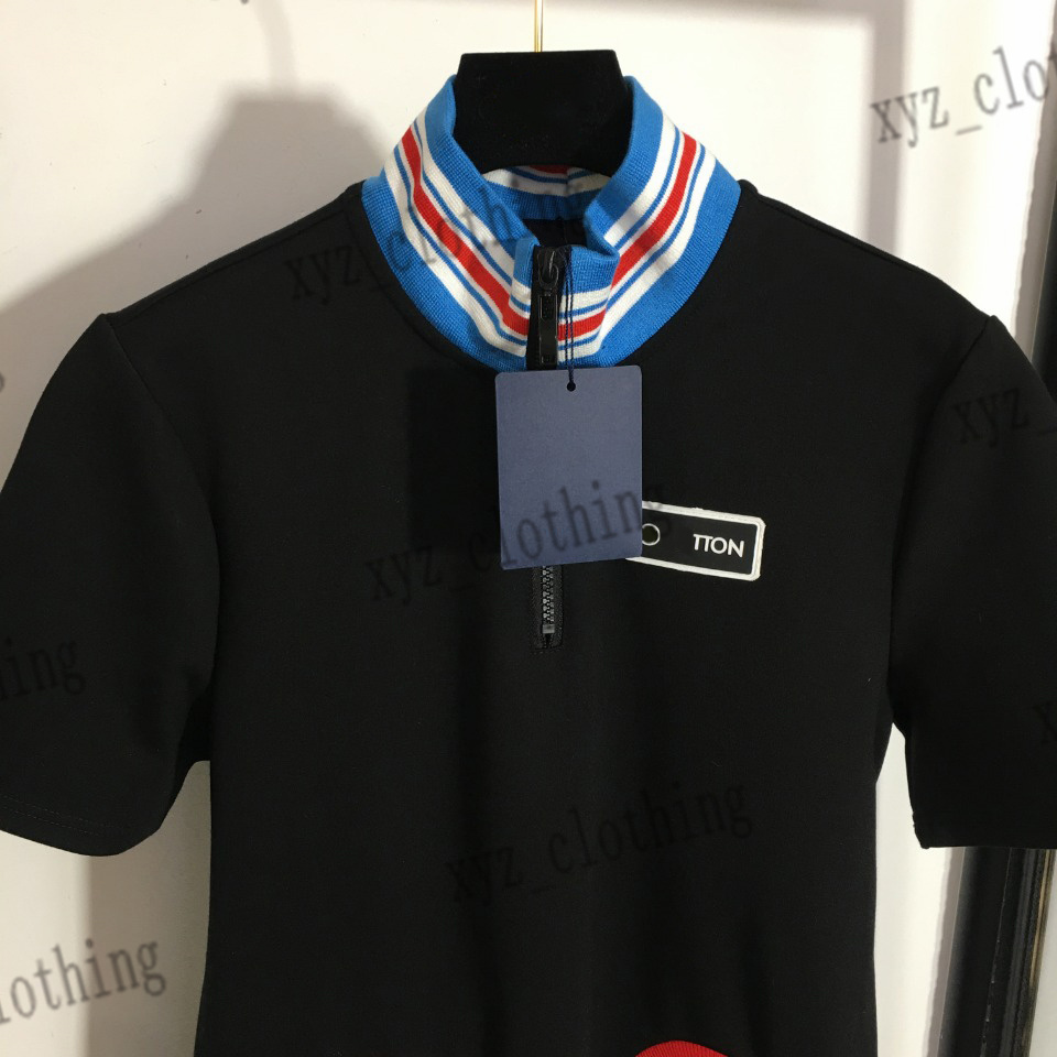women black dresses t shirts 2022 early spring Cute Rainbow Pocket Half Zip Stand Collar Short Sleeve Dress Sweater Dress Casual skirts womens coat, 03
women black dresses t shirts 2022 early spring Cute Rainbow Pocket Half Zip Stand Collar Short Sleeve Dress Sweater Dress Casual skirts womens coat, 03