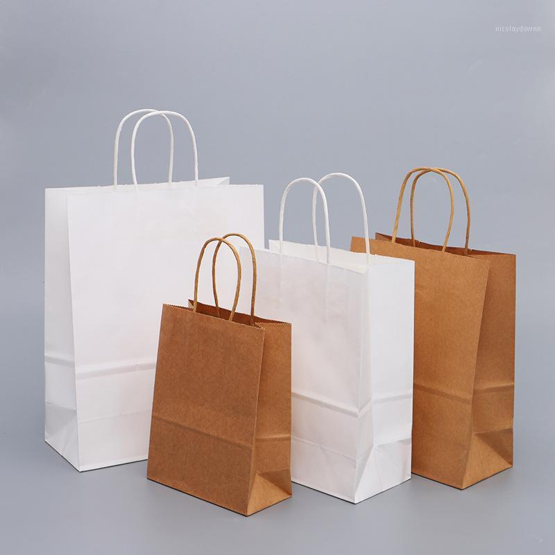 Gift Wrap 10PCS White Brown Paper Shopping Bags With Handles Bag Kraft For Baby Shower Party Wedding DIY Craft
Gift Wrap 10PCS White Brown Paper Shopping Bags With Handles Bag Kraft For Baby Shower Party Wedding DIY Craft
