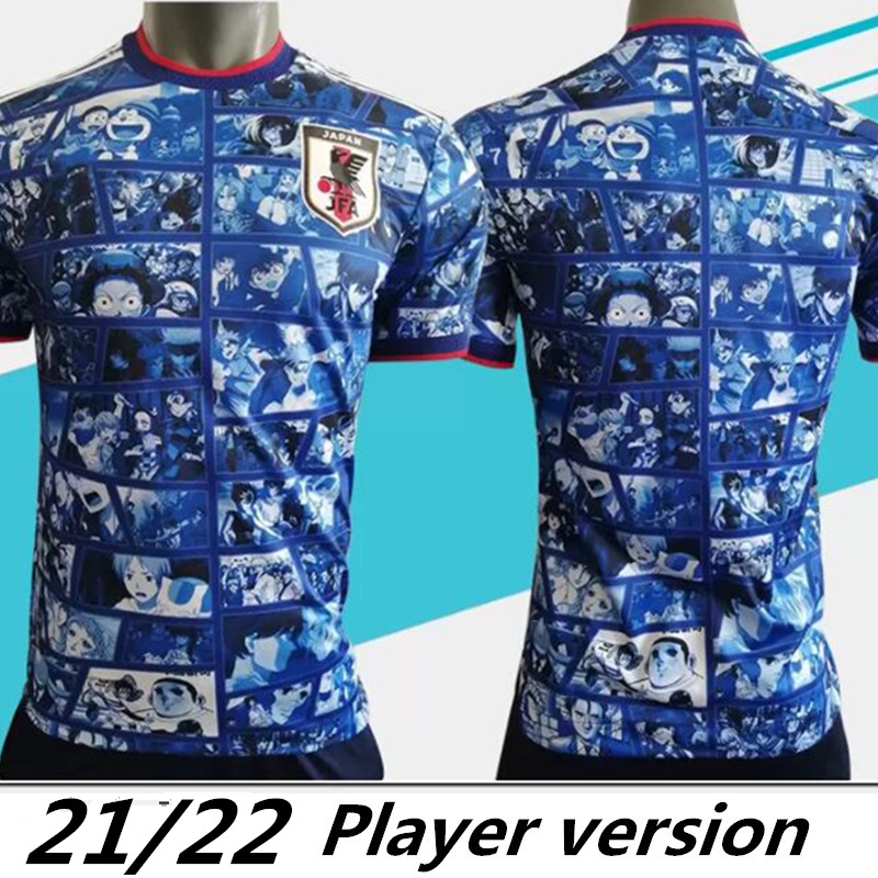 Player Version Japan Cartoon Soccer Jersey 2021 2022 Men Adult Short Sleeve Football Shirt Slim Fitting Uniforms
Player Version Japan Cartoon Soccer Jersey 2021 2022 Men Adult Short Sleeve Football Shirt Slim Fitting Uniforms