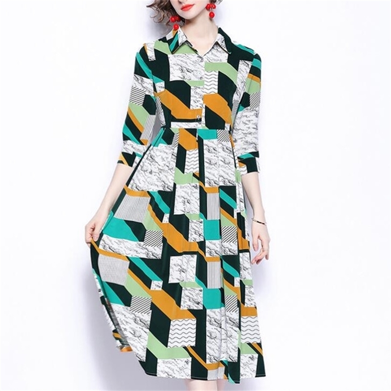 Vintage Printed Runway Dress Women High Quality Fashion Designer es Summer Half Sleeve Robe Femme 210603, Picture color
Vintage Printed Runway Dress Women High Quality Fashion Designer es Summer Half Sleeve Robe Femme 210603, Picture color