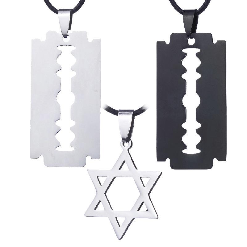 Pendant Necklaces Trend Street Hip Hop Rock Flame Quenching Blade Steel Titanium Necklace For Women Men Punk Jewelry
Pendant Necklaces Trend Street Hip Hop Rock Flame Quenching Blade Steel Titanium Necklace For Women Men Punk Jewelry