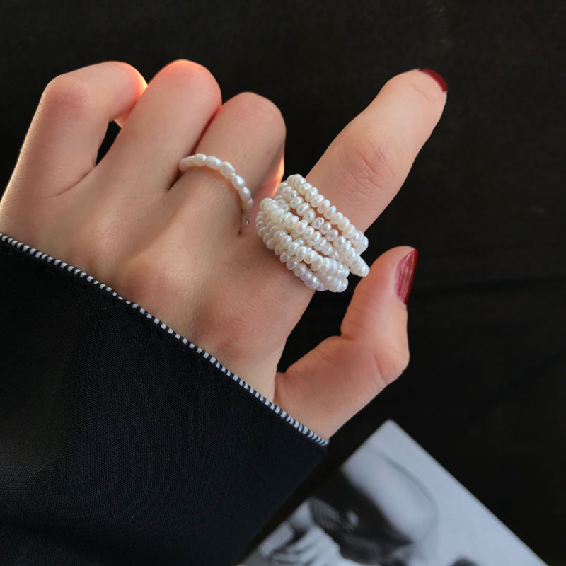 Stuning Titanium Real Pearl Stackable Rings Women Jewelry Designer Cocktail Party Gown Amazing Gift Trendy Boho Korean Japan
Stuning Titanium Real Pearl Stackable Rings Women Jewelry Designer Cocktail Party Gown Amazing Gift Trendy Boho Korean Japan