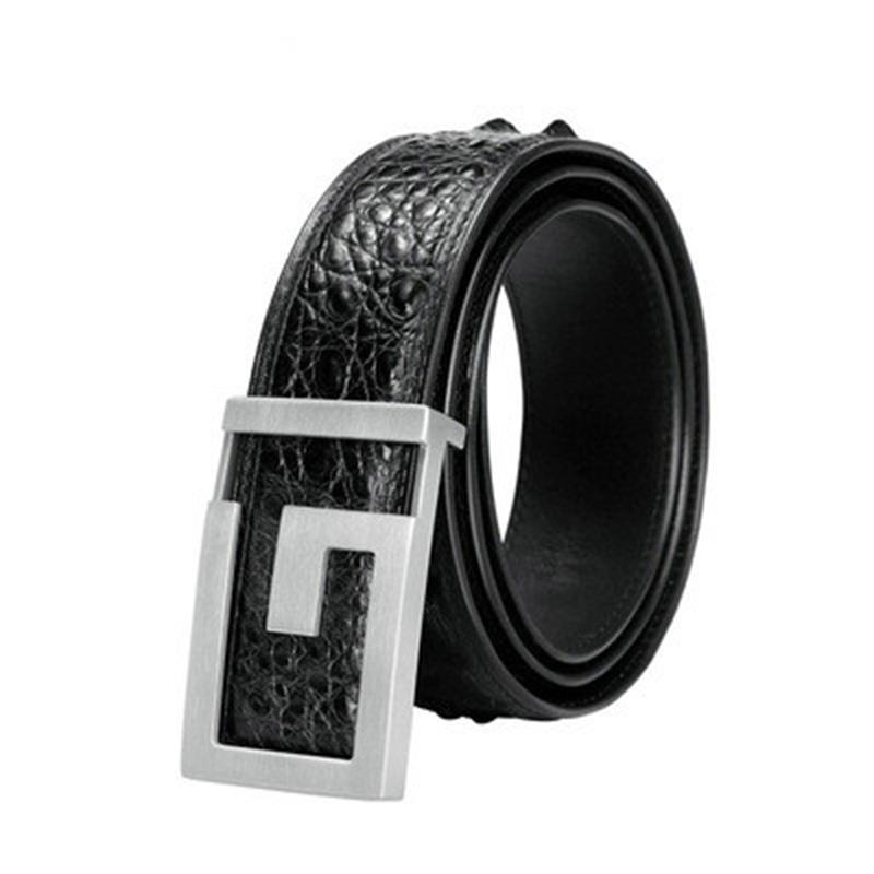 Belts Type Style Light Luxury Authentic Crocodile Belt Men's Business Casual All Kinds Of Buckles, Black
Belts Type Style Light Luxury Authentic Crocodile Belt Men's Business Casual All Kinds Of Buckles, Black