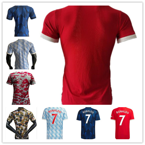 Player Version United #7 RONALDO Soccer Jerseys Home Red de foot Jersey #25 SANCHO #11 GREENWOOD Away Football Shirt 21 22 #18 B.FERNANDES #10 RASHFORD #6 POGBA Uniform
Player Version United #7 RONALDO Soccer Jerseys Home Red de foot Jersey #25 SANCHO #11 GREENWOOD Away Football Shirt 21 22 #18 B.FERNANDES #10 RASHFORD #6 POGBA Uniform
