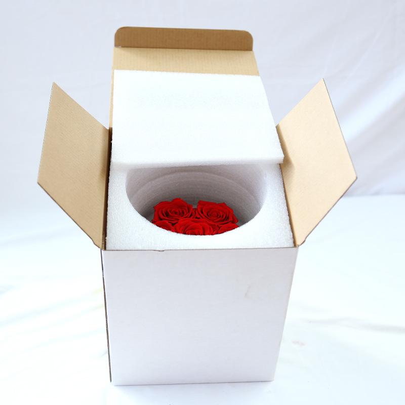 Eternal Life Flower Immortal Rose With Hug Bucket Box Gift Preserved In Set Mother's Day Romantic Valentines Decorative Flowers & Wreaths