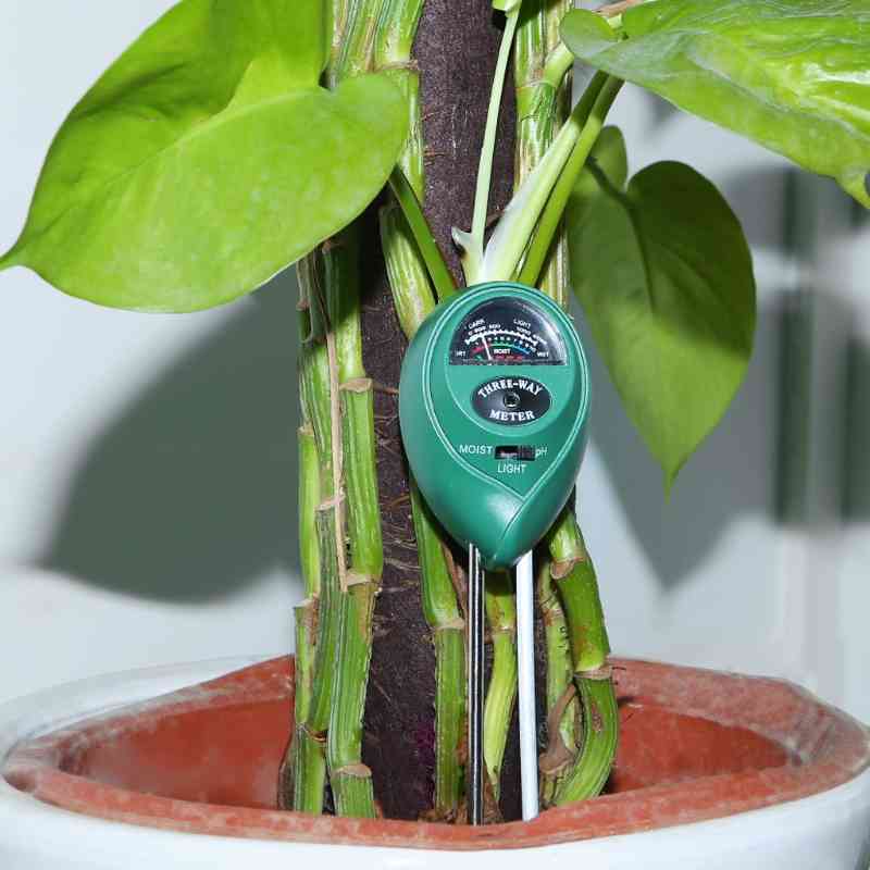 3 In1 Flowers Plant Bodem Ph Tester Moisture Light meter Hydroculture Analyser 40JA