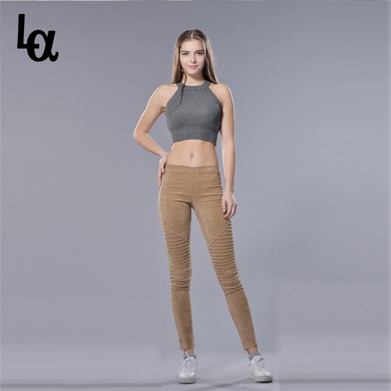 Autumn Winter Faux Suede Leggings Vintage Fold High Waist Retro Elastic Stretchy Slim Female Pencil Pants Plus Size 210519, Black
Autumn Winter Faux Suede Leggings Vintage Fold High Waist Retro Elastic Stretchy Slim Female Pencil Pants Plus Size 210519, Black