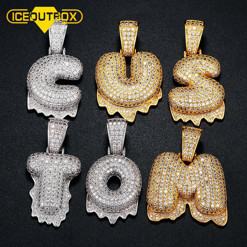 A-Z Single Initial Bubble Letter Name Drip Letters Pendant Necklaces For Women Men Cubic Zircon Hip Hop Jewelry 2021 Trend Gift
A-Z Single Initial Bubble Letter Name Drip Letters Pendant Necklaces For Women Men Cubic Zircon Hip Hop Jewelry 2021 Trend Gift