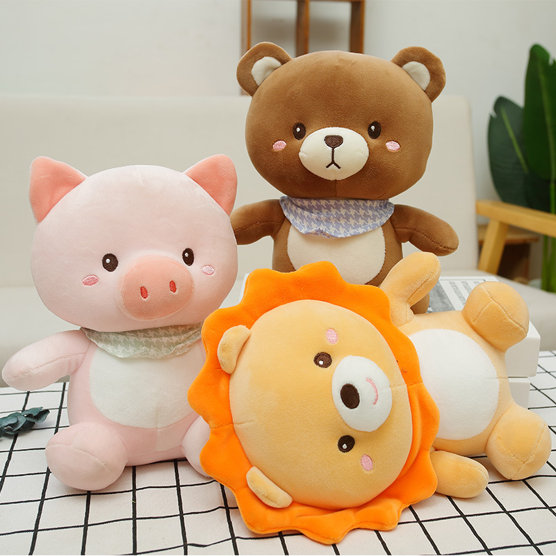 25cm Bear Plush Toys Cute Stuffed animals Pig Lion High Quality Soft Boys Dolls Home Decoration Kids Toy Birthday Gifts
25cm Bear Plush Toys Cute Stuffed animals Pig Lion High Quality Soft Boys Dolls Home Decoration Kids Toy Birthday Gifts