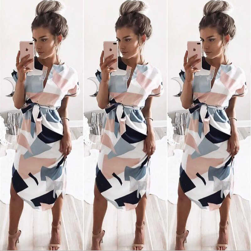 Women Summer Floral Print Maxi Dress White Boho Beach Dress Women Evening Party Long Dress Plus Size Vestidos Female 210806