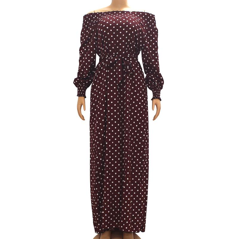 Ethnic Clothing 2021 Fashion Attival African Dashiki Off Shoulder Long Dress For Women Modern Dot Print Elegant Spring
Ethnic Clothing 2021 Fashion Attival African Dashiki Off Shoulder Long Dress For Women Modern Dot Print Elegant Spring