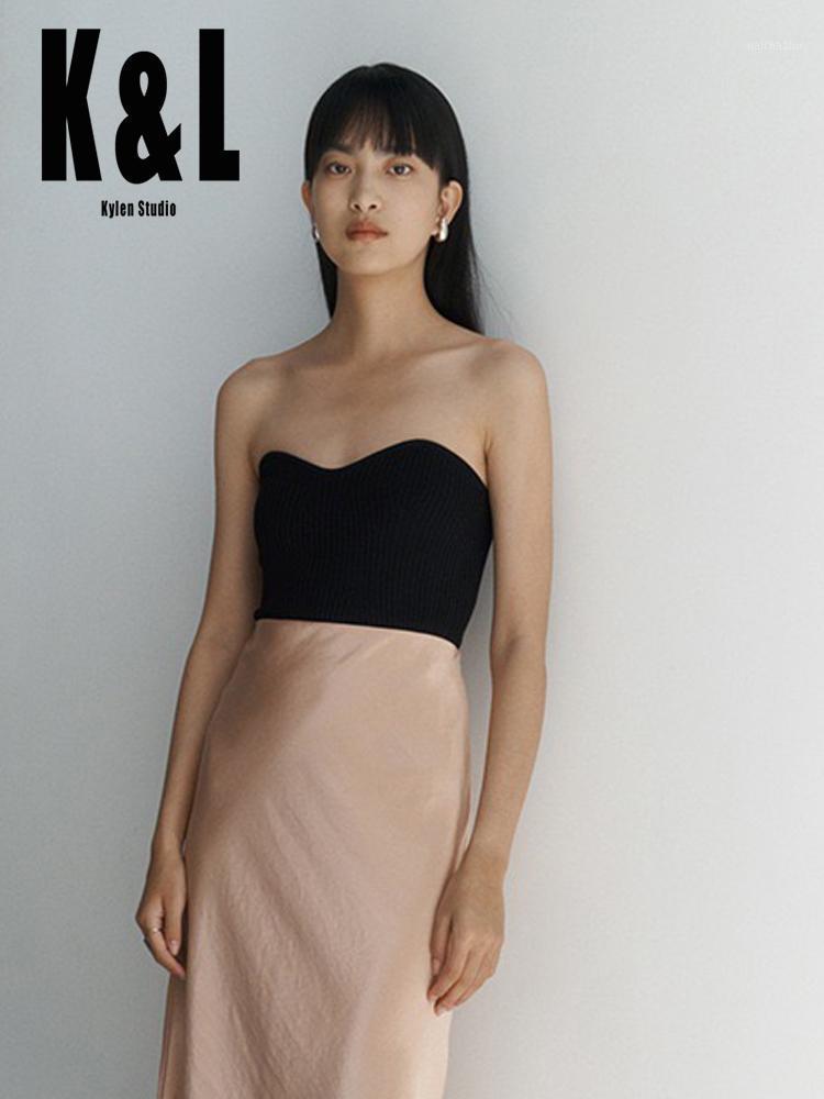 Women's Tanks & Camis K&L Kylen 2021 Summer Chest Arc Shape Tube Top Fashion Blogger Must Have Minimalist Neutral Style Knitted Thread, Black
Women's Tanks & Camis K&L Kylen 2021 Summer Chest Arc Shape Tube Top Fashion Blogger Must Have Minimalist Neutral Style Knitted Thread, Black