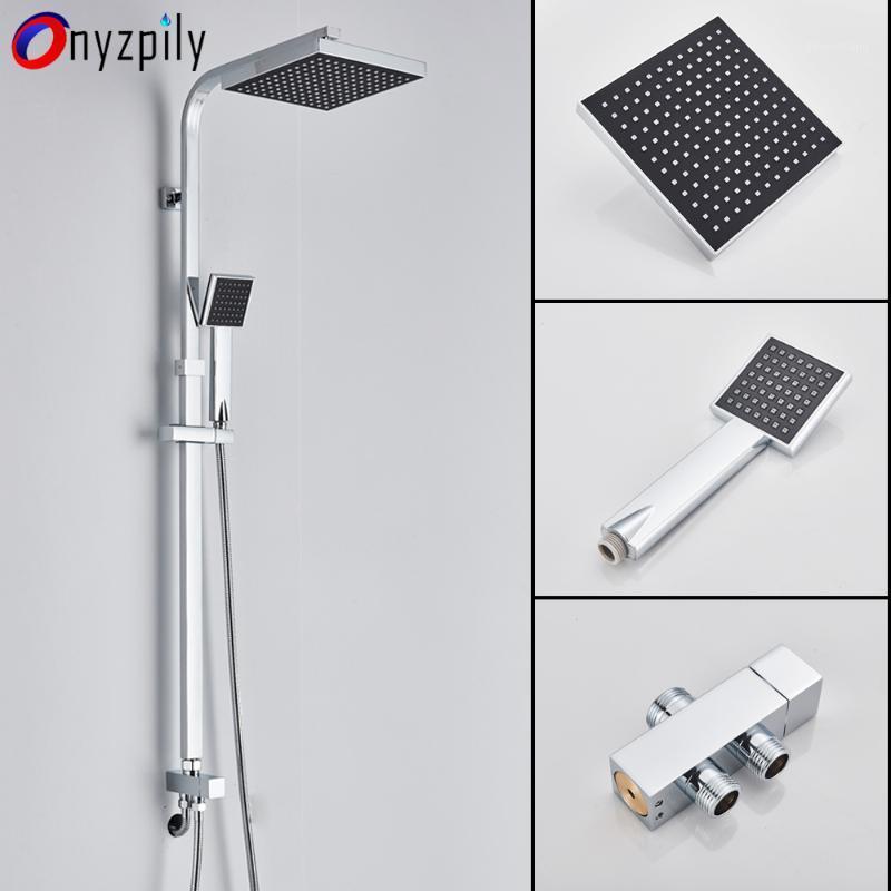 Bathroom Shower Faucet Set Rainfall With Mult Function Handshower Slide Bar Wall Mount Bathtub System Kit Sets
Bathroom Shower Faucet Set Rainfall With Mult Function Handshower Slide Bar Wall Mount Bathtub System Kit Sets