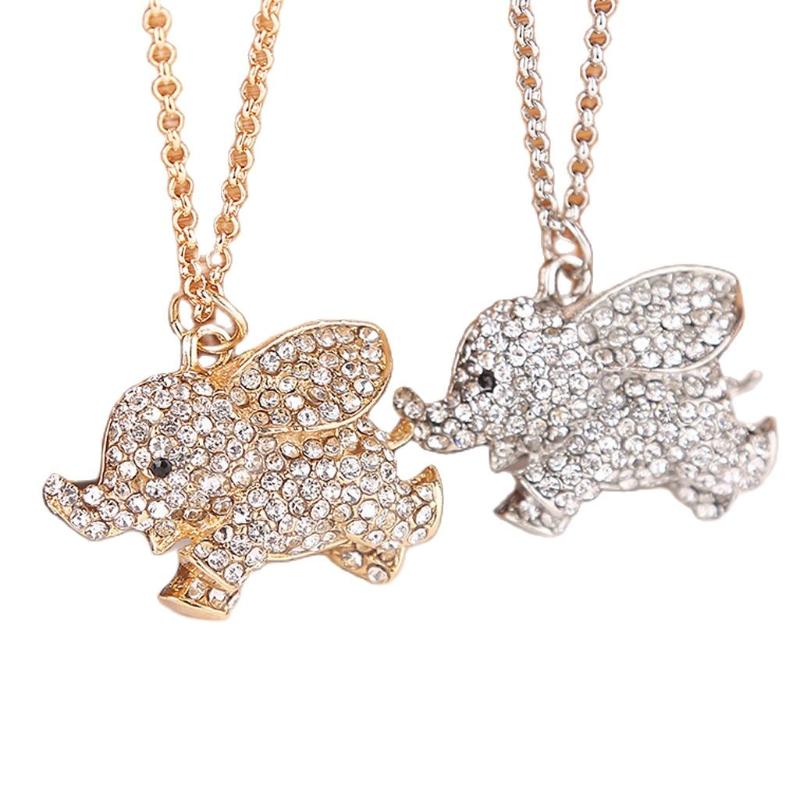 Chains Cute Luck Elephant Rhinestone Pendant Necklace Lovely Long Sweater Chain 3D Jewelry, Silver
Chains Cute Luck Elephant Rhinestone Pendant Necklace Lovely Long Sweater Chain 3D Jewelry, Silver