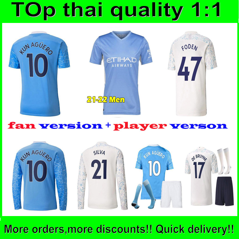 DE BRUYNE KUN AGUERO soccer jersey STERLING 20 21 city football shirt tops men and kids kit can customized name number Top thai quality, Black;yellow
DE BRUYNE KUN AGUERO soccer jersey STERLING 20 21 city football shirt tops men and kids kit can customized name number Top thai quality, Black;yellow