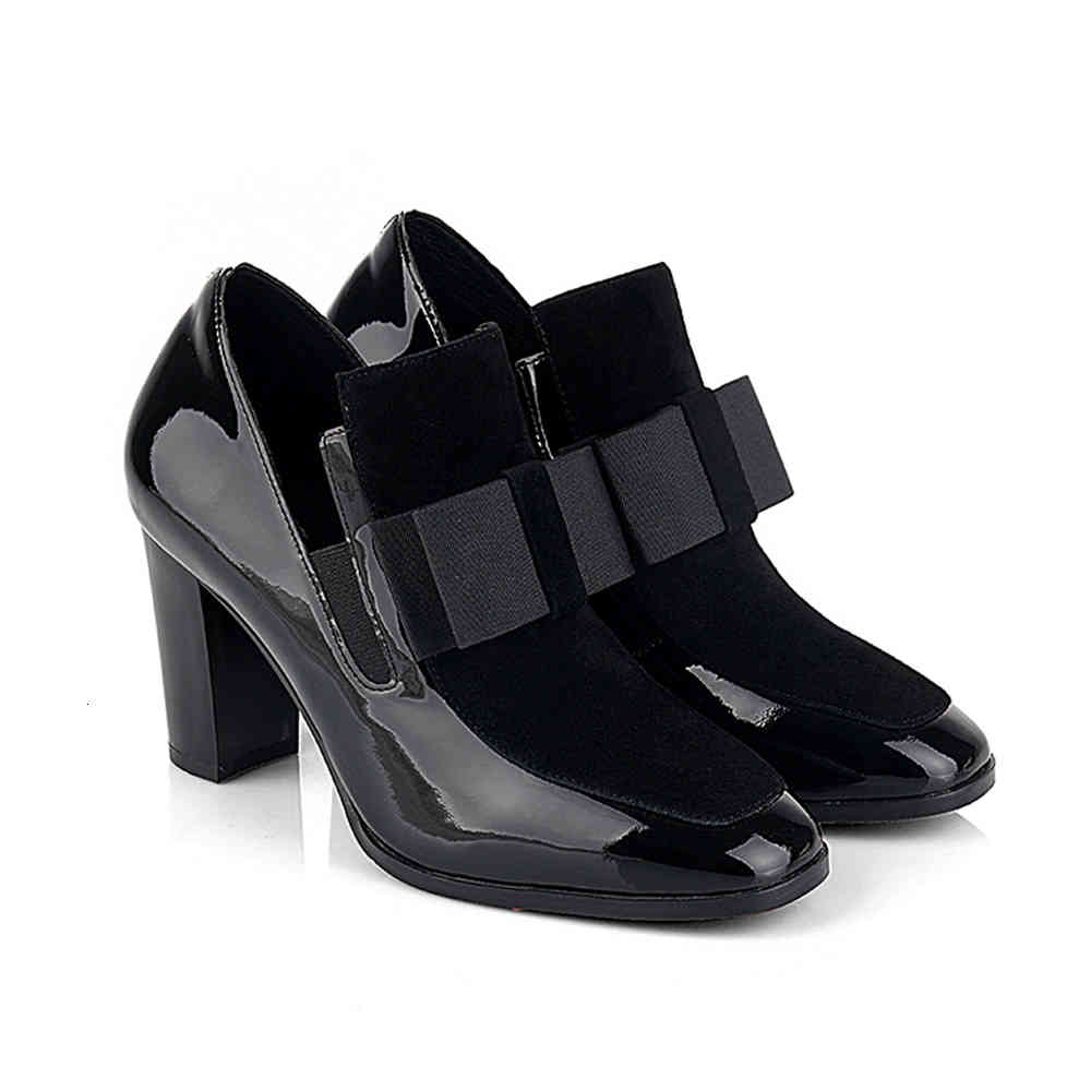 Dress Shoes Bow Women Pumps Square Toe Black Patent Leather Chunky Heels Thick Heel Ankle pu big size boots Booties 3GS0
Dress Shoes Bow Women Pumps Square Toe Black Patent Leather Chunky Heels Thick Heel Ankle pu big size boots Booties 3GS0