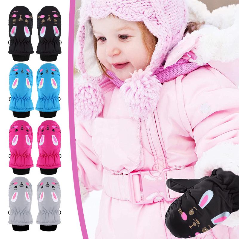 Children's Mittens 1 Pairs Children Winter Warm Ski Gloves Toddler Kids Baby Boys Girls Snow Sports Windproof Extended Wrist Skiing, White
Children's Mittens 1 Pairs Children Winter Warm Ski Gloves Toddler Kids Baby Boys Girls Snow Sports Windproof Extended Wrist Skiing, White