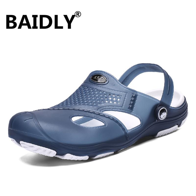 Sandals Men Summer Outdoor Beach Fashion Jelly Shoes Comfortable Water Man Hollow Slippers, Black
Sandals Men Summer Outdoor Beach Fashion Jelly Shoes Comfortable Water Man Hollow Slippers, Black
