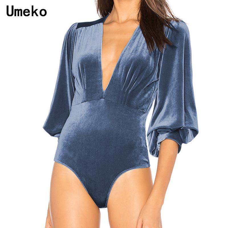 Bodysuit Women Elegant Deep V Neck Lantern Half Sleeve Solid Color Modern Lady Sexy Female Autuwn And Winter Jumpsuit Women' Jumpsuits & Ro, Hs
Bodysuit Women Elegant Deep V Neck Lantern Half Sleeve Solid Color Modern Lady Sexy Female Autuwn And Winter Jumpsuit Women' Jumpsuits & Ro, Hs