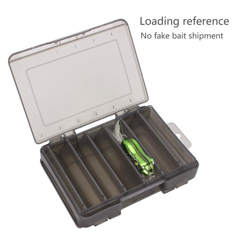 Portable Fishing Tackle Boxes Professional Double Sided Gear Lure Large Capacity Storage Case Sub-bait Box Plastic Accessories