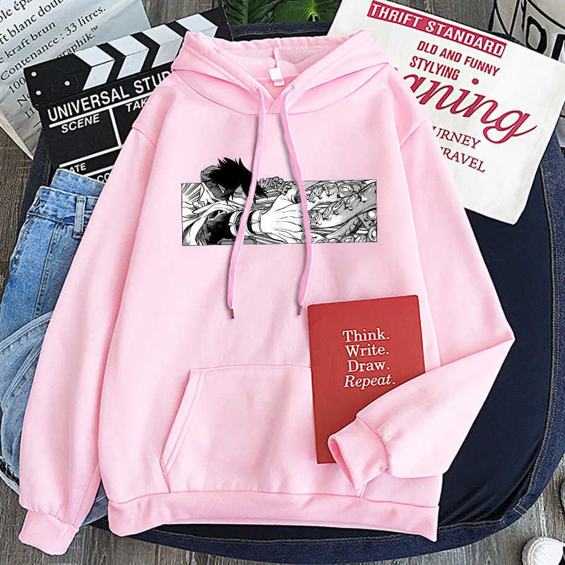 Anime My Hero Academia Tamaki Amajiki Printed Hoodies Pullovers Men Women Manga Funny Boys Winter Keep Warm Hip Hop Sweatshirts Y0804