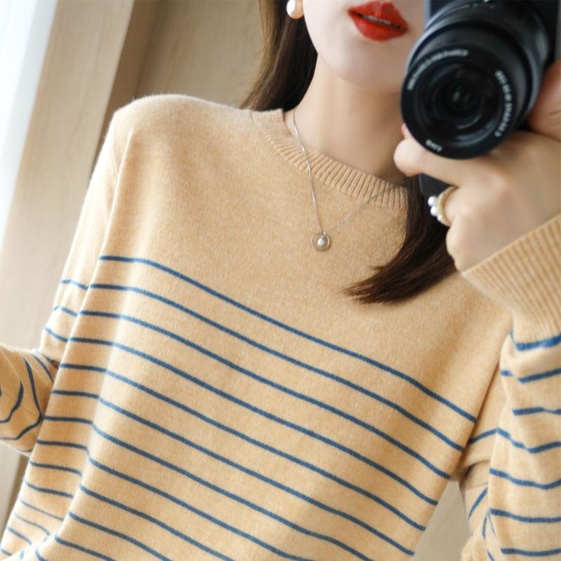 Women' Sweaters Autumn And Winter Pullover Striped O Collar Fashion Sweater 2021 Cashmere Women
Women' Sweaters Autumn And Winter Pullover Striped O Collar Fashion Sweater 2021 Cashmere Women