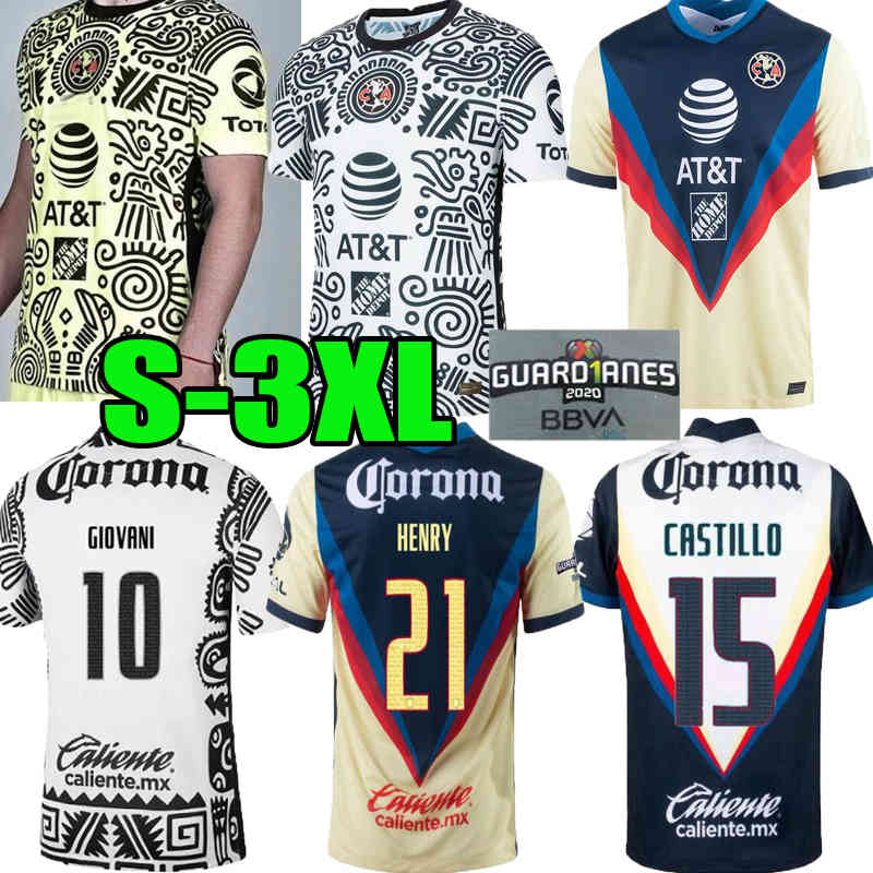 Liga 2021 2022 MX Club America third yellow Soccer Jerseys 20 21 Club America 3rd GIOVANI CASTILLO football shirt kit Futbol custom S-3XL
Liga 2021 2022 MX Club America third yellow Soccer Jerseys 20 21 Club America 3rd GIOVANI CASTILLO football shirt kit Futbol custom S-3XL