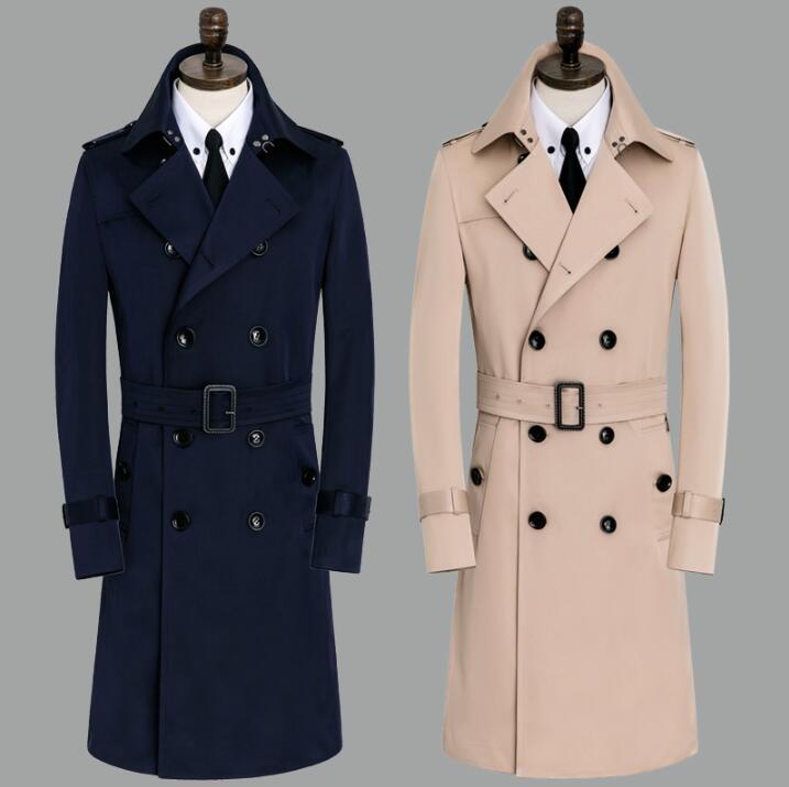 Men' Trench Coats Mens Man Double Breasted Long Coat Men Clothes Blue Khaki Overcoat Sleeve Spring Autumn Big Size - 9XL, Beige
Men' Trench Coats Mens Man Double Breasted Long Coat Men Clothes Blue Khaki Overcoat Sleeve Spring Autumn Big Size - 9XL, Beige