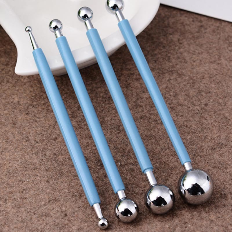 Professional DIY Stainless Steel Polymer Clay Tools Tool Sculpture Tools Toys For Clay Carving Molding Ball Stylus Sticks