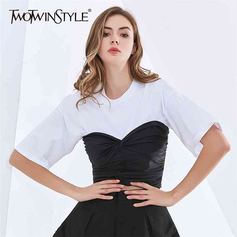 Sexy Ruched T Shirt For Women O Neck Short Sleeve Slim Tops Female Fashion Clothing Summer Stylish 210524, White
Sexy Ruched T Shirt For Women O Neck Short Sleeve Slim Tops Female Fashion Clothing Summer Stylish 210524, White