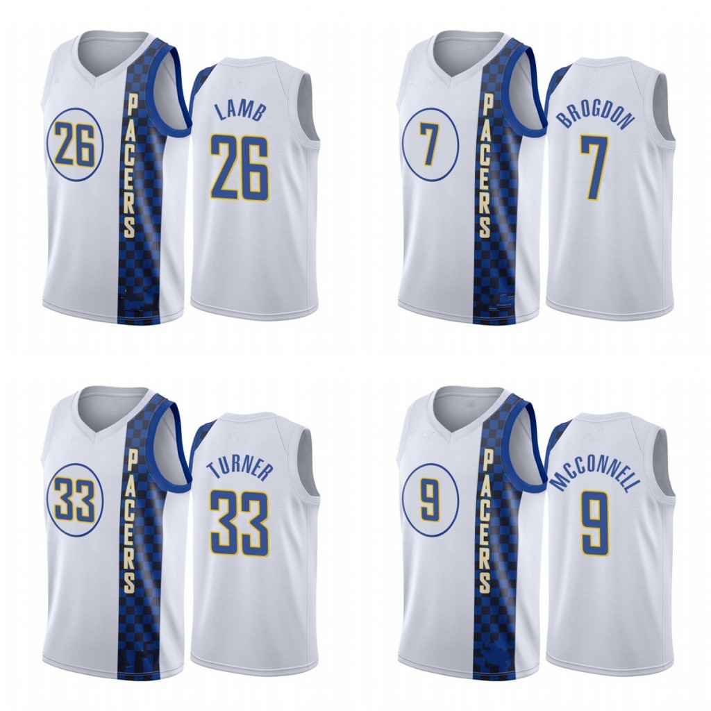 IndianaPacersMen Victor Oladipo T.J. McConnell Jeremy Lamb Malcolm Brogdon Myles Turner Men Jersey
IndianaPacersMen Victor Oladipo T.J. McConnell Jeremy Lamb Malcolm Brogdon Myles Turner Men Jersey