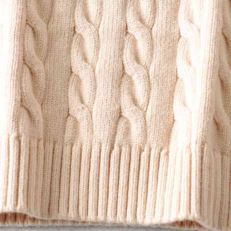 Vintage Women V-Neck Sweaters Vest Fashion Ladies Solid Knitted Tanks Streetwear Female Chic Beige Pullovers 210430
