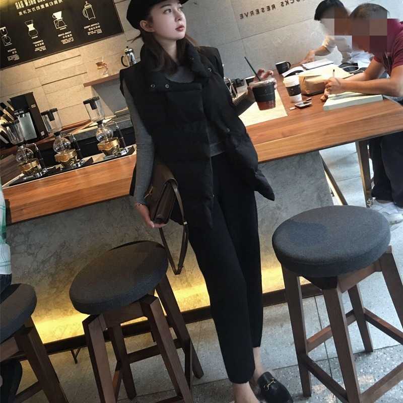 Radish Pants Women Autumn and Winter Woolen Harem Pants High Waist Casual Plus Size Nine Point Suit Pants Pantalon Femme 12112 210528