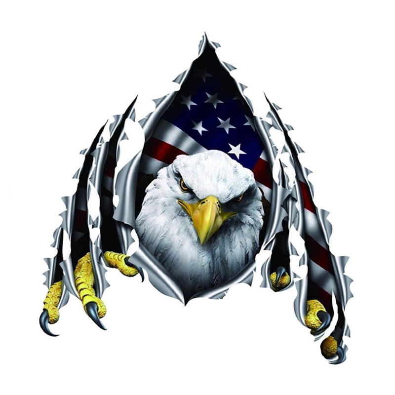 Auto Eagles Stickers Animal Graffiti Decals For Motorcycle Luggage Car Skateboard Laptop Front Cover Door Body Gift Decorate Sticker