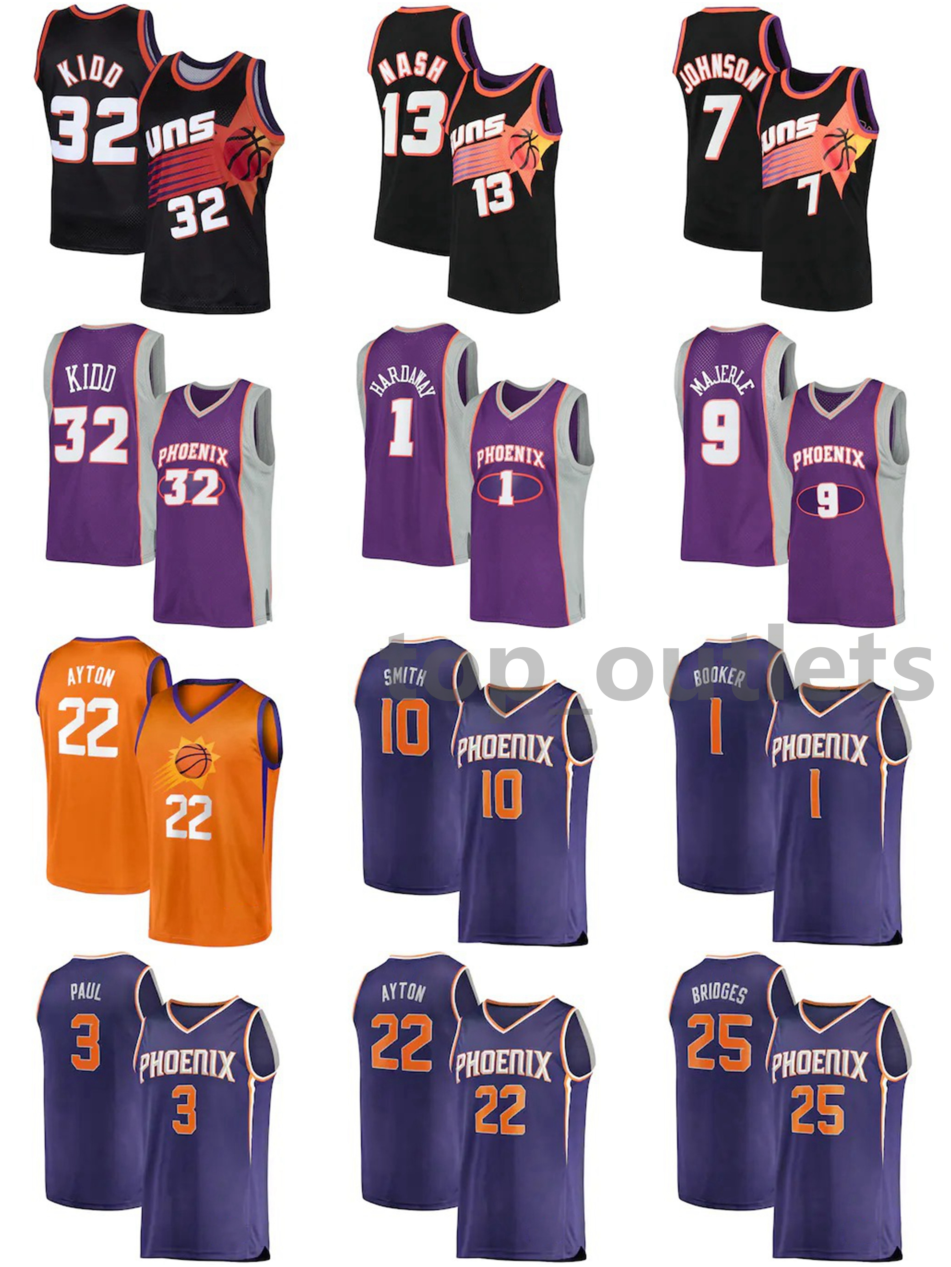 Suns Basketball Jerseys Steve Nash Jersey Devin Booker Chris Paul Deandre Ayton Kevin Johnson Dan Majerle Penny Hardaway Mesh Stitched Size, Black;red
Suns Basketball Jerseys Steve Nash Jersey Devin Booker Chris Paul Deandre Ayton Kevin Johnson Dan Majerle Penny Hardaway Mesh Stitched Size, Black;red