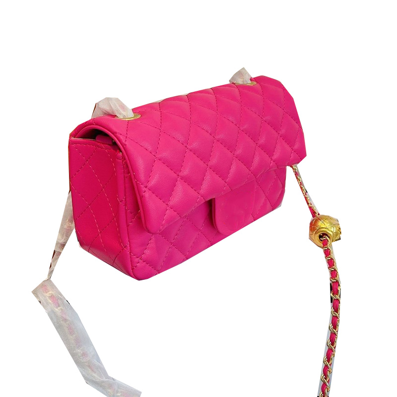 22Ss Womens Luxury Designer Classic Mini Flap Bags GHW Crush Gold Ball Quilted Matelasse Chain Crossbody Shoulder Purse Vanity Cosmetic Case Square Handbags 20CM, Box
22Ss Womens Luxury Designer Classic Mini Flap Bags GHW Crush Gold Ball Quilted Matelasse Chain Crossbody Shoulder Purse Vanity Cosmetic Case Square Handbags 20CM, Box