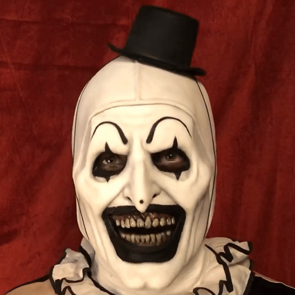 Joker Latex Mask Terrifier Art The Clown Cosplay Masks Horror Full Face Helmet Halloween Costumes Accessory Carnival Party Props
Joker Latex Mask Terrifier Art The Clown Cosplay Masks Horror Full Face Helmet Halloween Costumes Accessory Carnival Party Props