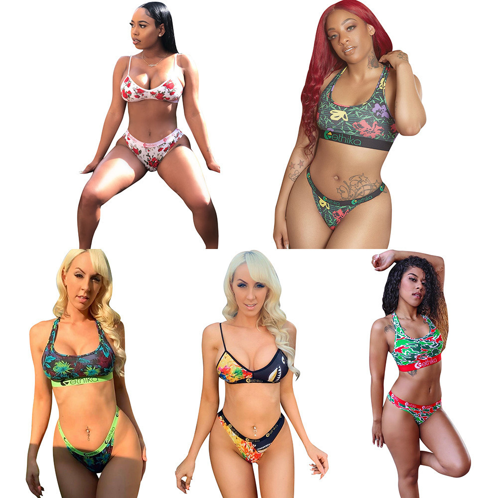 Designer bikini swimsuit Women Designer Swimwear Sports Bra + Shorts Trunks 2 Piece Brand Tracksuit Quick Dry Beachwear Bikini Set, Mix colors
Designer bikini swimsuit Women Designer Swimwear Sports Bra + Shorts Trunks 2 Piece Brand Tracksuit Quick Dry Beachwear Bikini Set, Mix colors