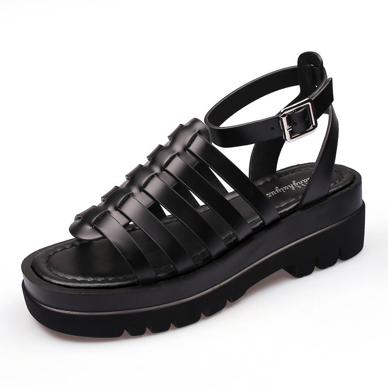 Sandals Net Red With Skirt Female Summer Fairy Style 2021 Fashion Student Thick-soled Tide Roman Flat Shoes, Black
Sandals Net Red With Skirt Female Summer Fairy Style 2021 Fashion Student Thick-soled Tide Roman Flat Shoes, Black