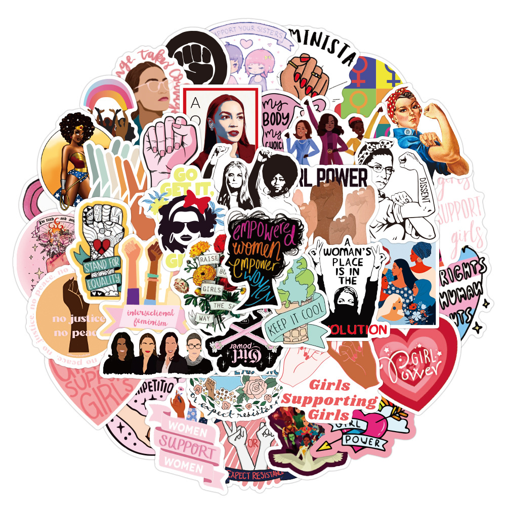 50Pcs/Lot Cool Feminist Supporting Women Cartoon Graffiti Stickers Fridge Guitar Laptop Motorcycle Travel Waterproof Sticker
50Pcs/Lot Cool Feminist Supporting Women Cartoon Graffiti Stickers Fridge Guitar Laptop Motorcycle Travel Waterproof Sticker