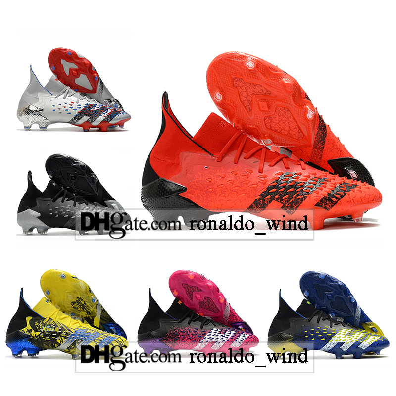 GIFT BAG Mens High Ankle Football Boots PREDATOR FREAK.1 FG Firm Ground Cleats FREAK 21 Outdoor Black Red Yellow Blue Soccer Shoes, Color 1
GIFT BAG Mens High Ankle Football Boots PREDATOR FREAK.1 FG Firm Ground Cleats FREAK 21 Outdoor Black Red Yellow Blue Soccer Shoes, Color 1