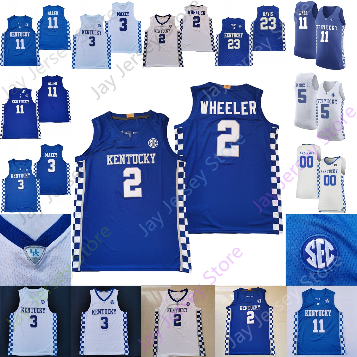 Kentucky Wildcats Basketball Jersey NCAA College CJ Fredrick Oscar Tshiebwe Keion Brooks Jr. Ware Allen Tyty Washington Jr. Daimion Collins Bryce Hopkins Clarke, White
Kentucky Wildcats Basketball Jersey NCAA College CJ Fredrick Oscar Tshiebwe Keion Brooks Jr. Ware Allen Tyty Washington Jr. Daimion Collins Bryce Hopkins Clarke, White