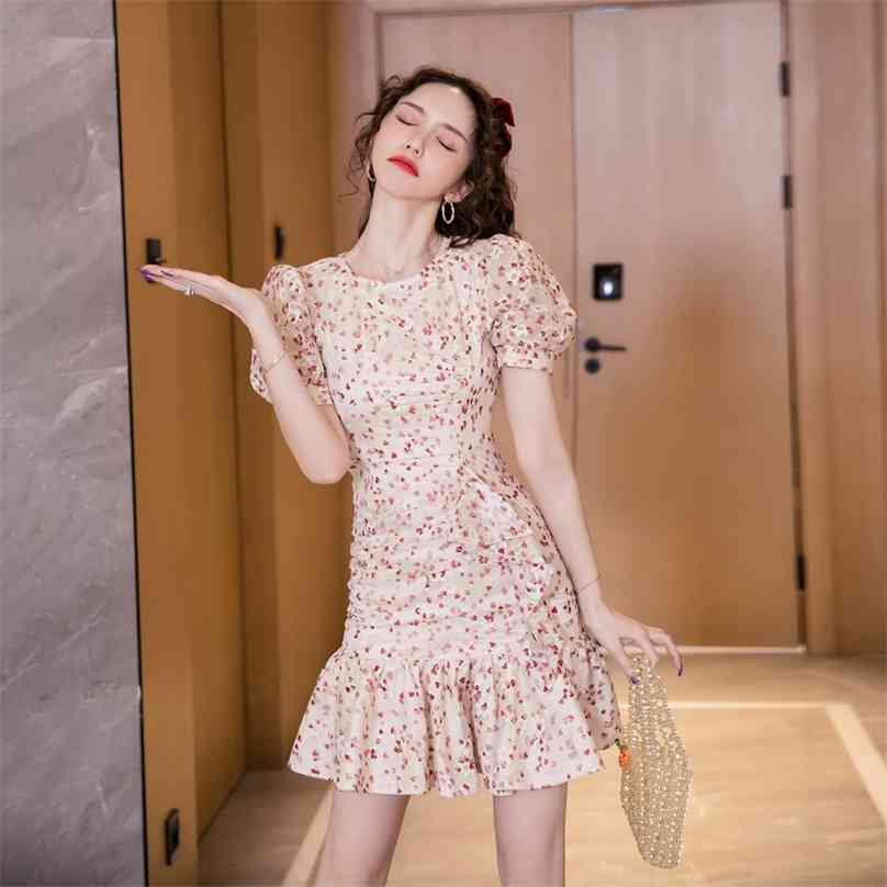 summer style bubble sleeve printing wrapbuttocks rouind collar fashion thin sexy temperament office party for women dresses 210602, The picture color
summer style bubble sleeve printing wrapbuttocks rouind collar fashion thin sexy temperament office party for women dresses 210602, The picture color