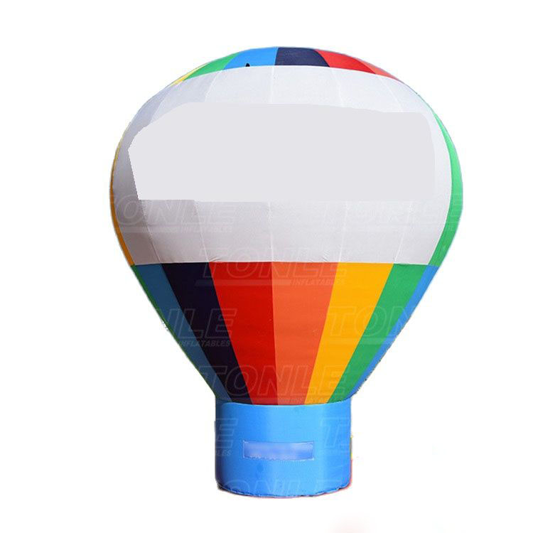 6m Colorful Inflatable Hot Air Ground Balloon For Advertising