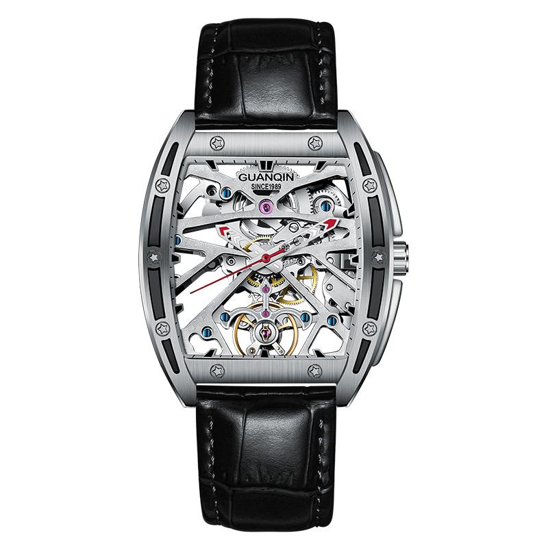 Wristwatches 2021 GUANQIN Crown Piano Watch Men Automatic Mechanical Skeleton Hollow Square Light Luxury Trend Brand Leather Men's, White
Wristwatches 2021 GUANQIN Crown Piano Watch Men Automatic Mechanical Skeleton Hollow Square Light Luxury Trend Brand Leather Men's, White