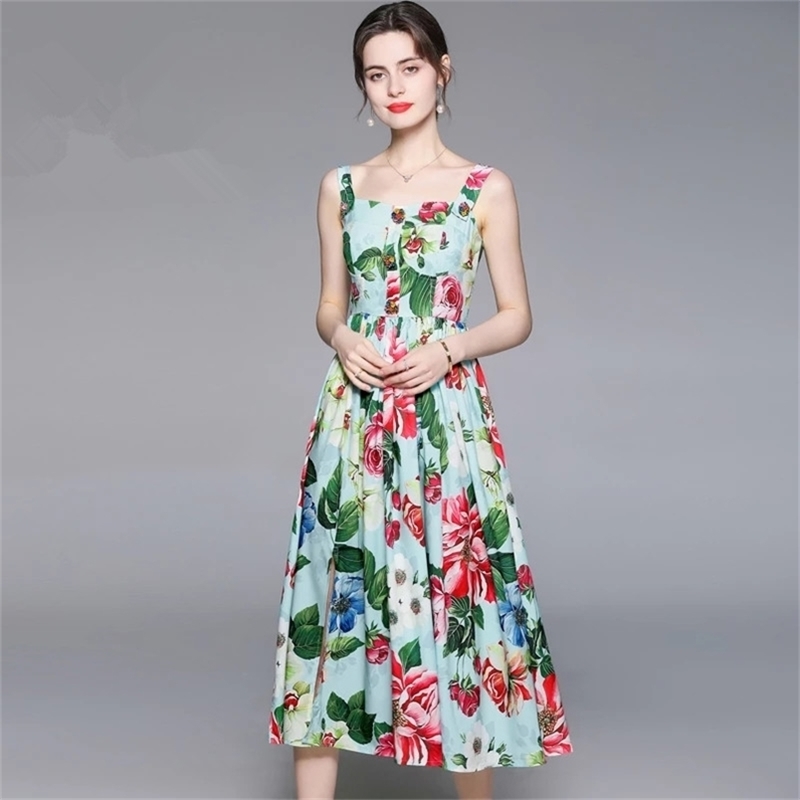 Fashion Runway Summer Dress Women's Bow Spaghetti Strap Backless Porcelain Floral Print Long 210603, Picture color
Fashion Runway Summer Dress Women's Bow Spaghetti Strap Backless Porcelain Floral Print Long 210603, Picture color