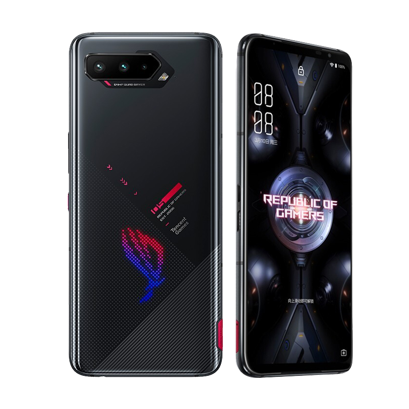 Original ASUS ROG 5 5G Mobile Phone Gaming 16GB RAM 256GB ROM Snapdragon 888 64MP NFC OTG 6000mAh Android 6.78" AMOLED Full Screen Fingerprint ID